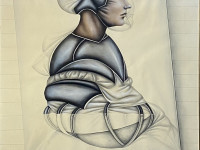 Carmen Aldunate, Sin título, pastel sobre papel, 100 x 73 cm., 1978